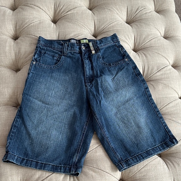 South Pole Men's Blue Jean Shorts